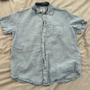 Linen button down